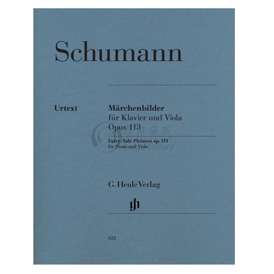 舒曼童话场景中提琴和钢琴