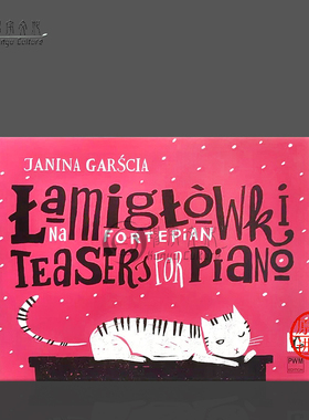加西亚 玩味钢琴 Op23 钢琴独奏 波兰PWM原版乐谱书 Janina Teasers for Piano PWM11670