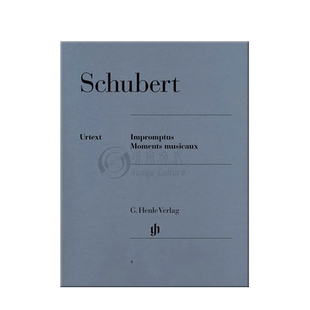 【促销】舒伯特 即兴曲和音乐瞬间 钢琴带指法 德国亨乐原版进口乐谱Franz Schubert Impromptus and Moments musicaux Piano HN4