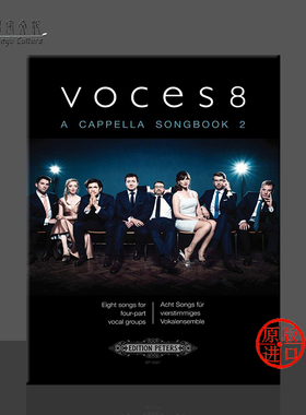 Voces8 无伴奏合唱 歌曲选集2 彼得斯原版乐谱书 Jim Clements A Cappella Songbook Chorbuch EP72527