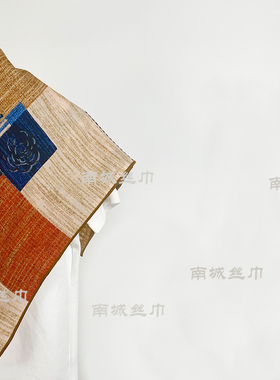 【方糖茶花】2026新品丝绒棉磨毛65方巾丝巾美拉德大牌围脖高端