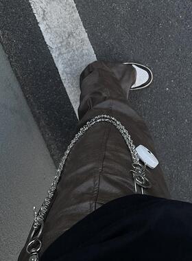 CH风裤链cleanfit金属高级感腰间挂链卷尺钥匙扣包包挂件质感配饰