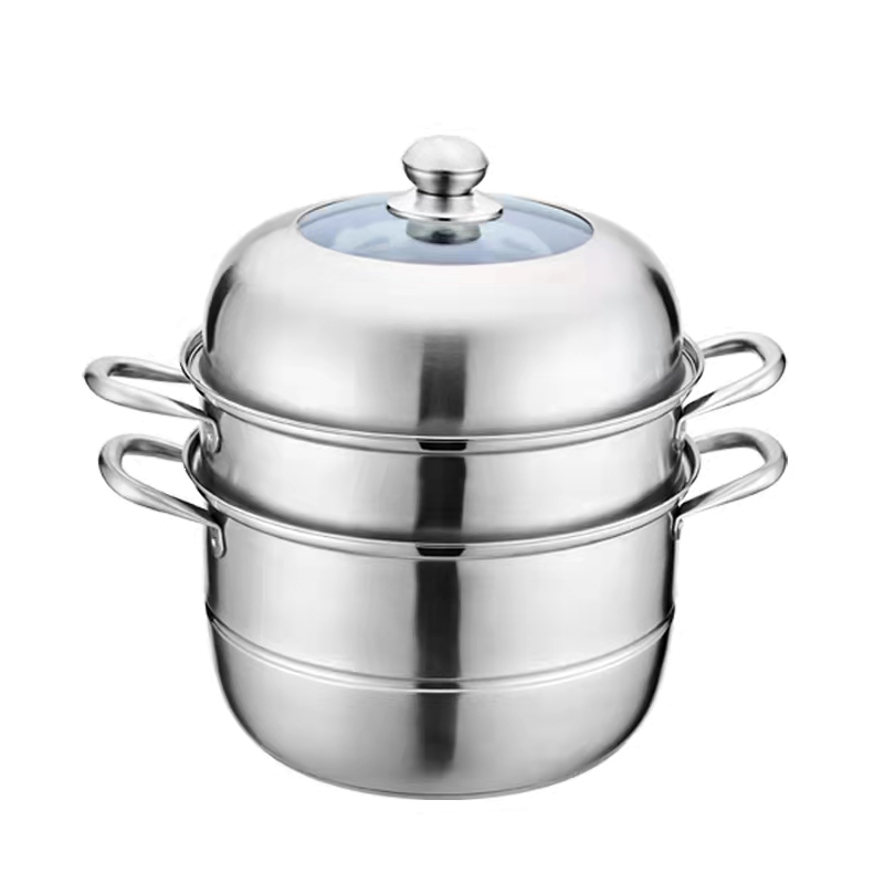 康尼菲多功能不锈钢三层家用蒸锅