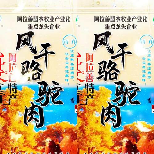 内蒙特产阿拉善清真风干骆驼肉休闲办公营养小零食袋装原辣味包邮