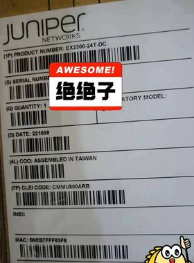 议价Juper瞻博 EX2300-24T-DC行货未开封适用