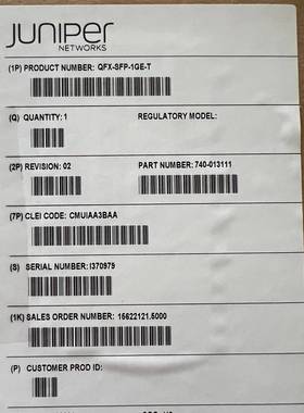 议价Juper  QFX-SFP-1-T行货适用