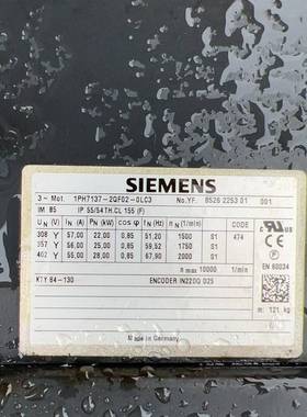 议价主轴电机1PH7137-2QF02-0LC3成色新，功适用