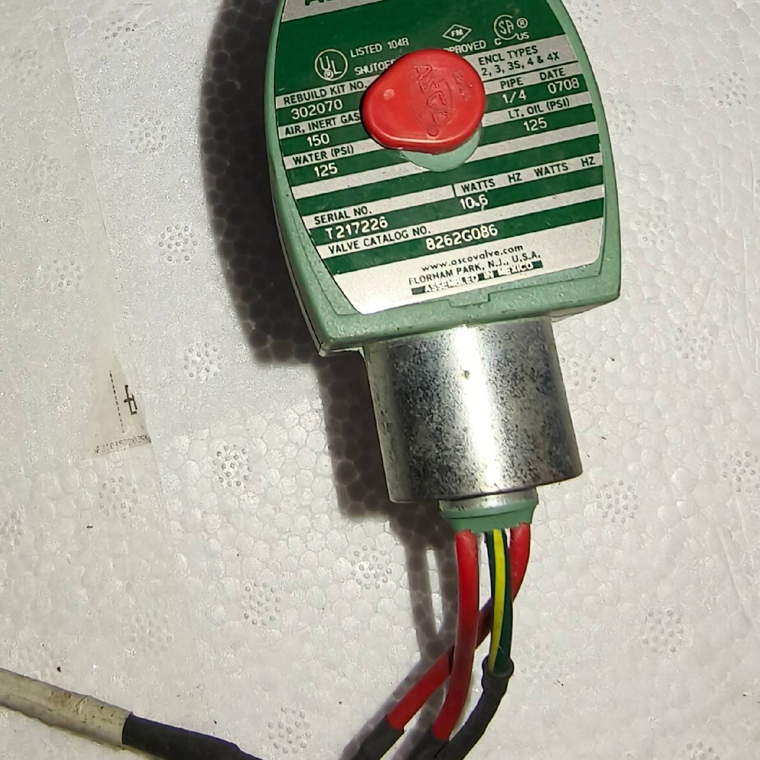 议价电磁阀8262G086适用