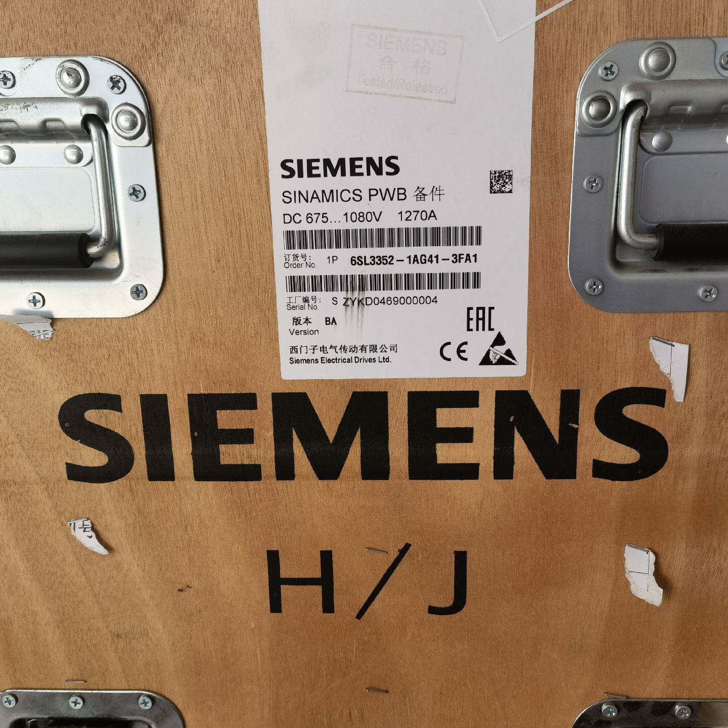 议价6SL3352-1AG41-3FA1  1200KW逆变功率适用