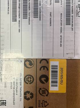 议价Juper 行货QFX5100-48S-AFI。适用