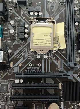 议价技嘉H310M-S2P支持9代CPU实物图片适用