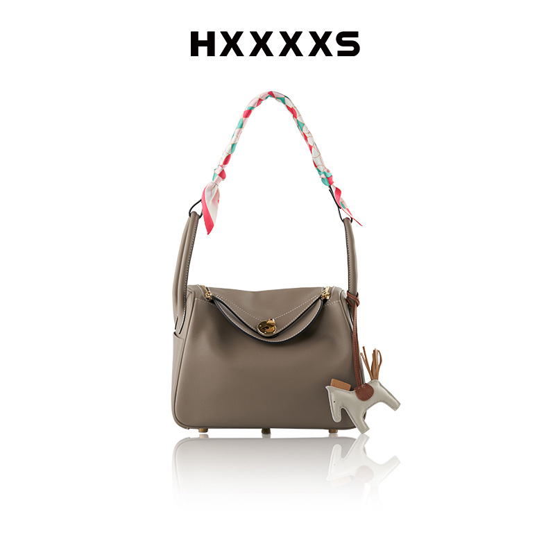 HXXXXS高级质感真皮医生包手提斜挎大容量小方包轻奢女包