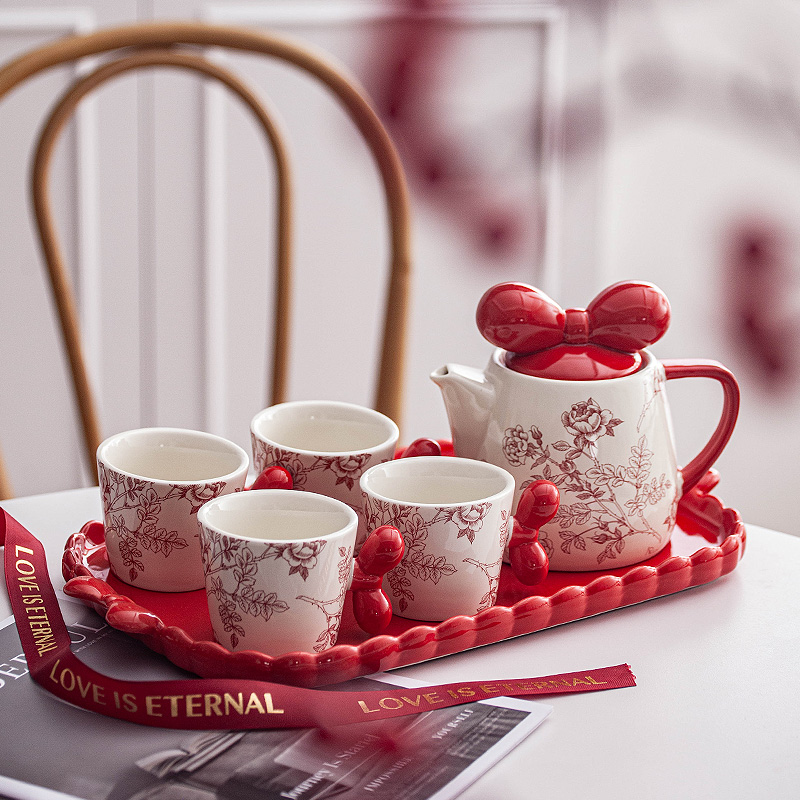 随沐创意陶瓷水具套装家用