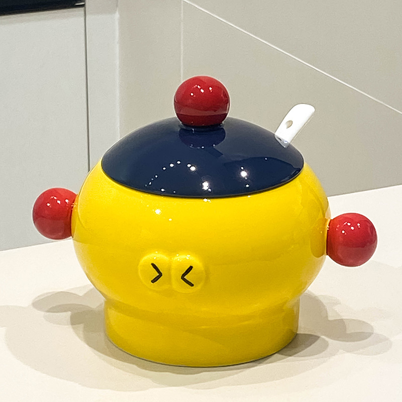 随沐创意可爱猪油罐调味罐