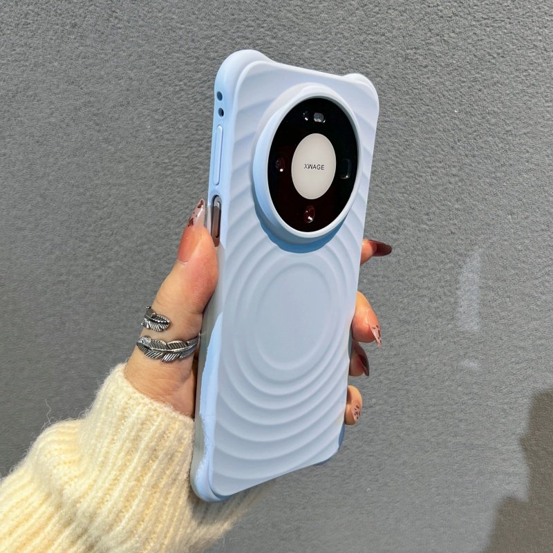 波漾磁吸手机壳适用华为Mate80Promax保护套Mate80高级感软糯真液态Mate70新款防摔纯色纹理情侣款