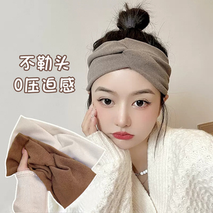 孕妇帽子产后秋冬日常外出月子帽防风头巾发带女2025新款头箍头套