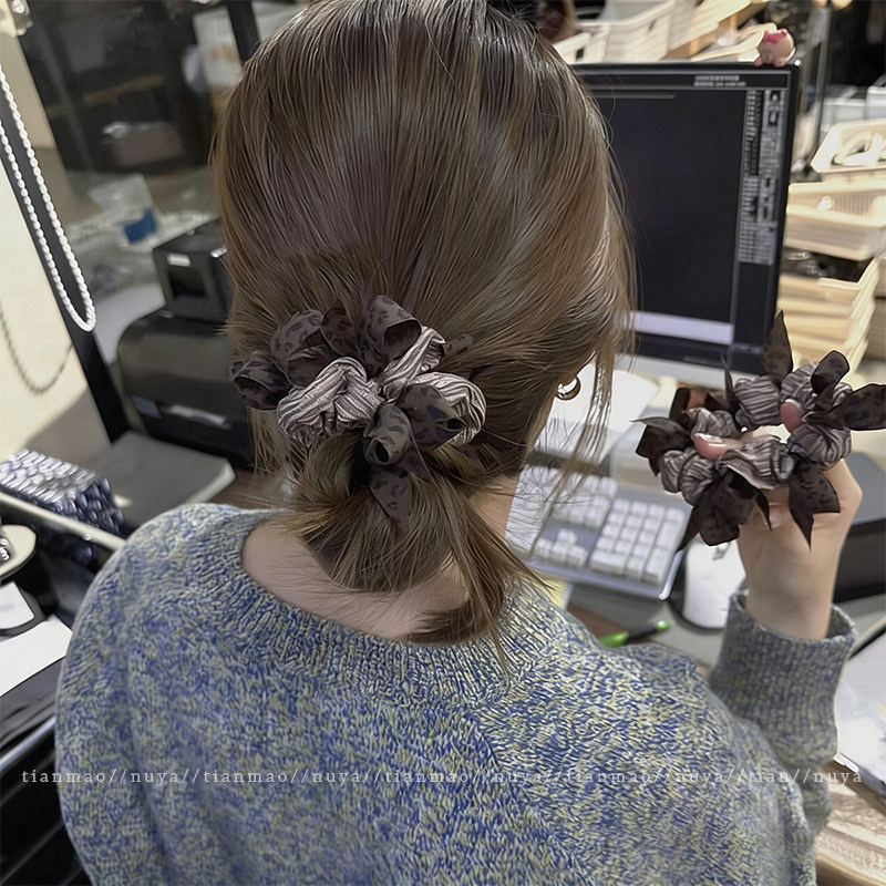 韩系小众蝴蝶结小肠发圈女高级感扎丸子头发绳高弹力头绳扎头皮筋,饰品/流行首饰/时尚饰品新,发饰,淘宝优惠券,粉丝福利购,淘宝优惠卷