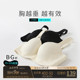 透气聚拢防下垂收副乳文胸 夏季 雀茵儿大码 内衣女胖mm大胸显小薄款