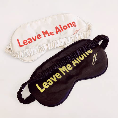 【莫挨老子】冰丝眼罩 莱科宁LeaveMeAlone元素 经典TR双面眼罩