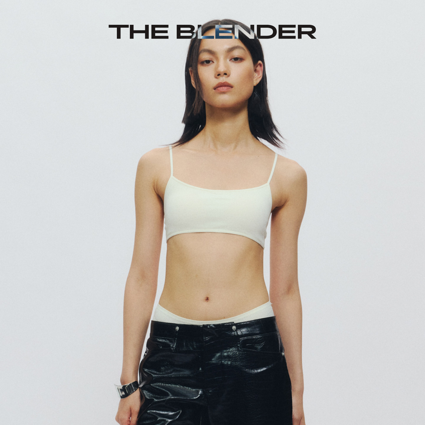 【直播专享】The Blender固定胸垫细肩带多种穿法背心式内衣