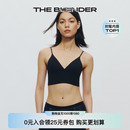 内衣三角杯女套装 The 美背背心式 Blender25夏季 可拆卸胸垫深V法式