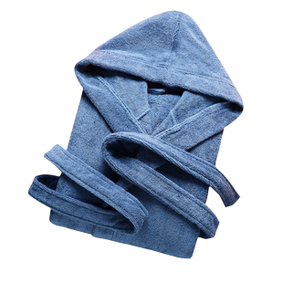 浴袍纯棉男女长款春秋冬季游泳吸水速干睡袍带帽毛巾情侣晨袍浴衣