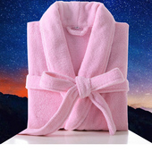 酒店纯棉睡袍毛巾料浴袍男女士春秋冬季 情侣加厚浴衣成人吸水速干