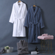 情侣毛巾料女浴衣长款 酒店纯棉浴袍男士 睡袍游泳春秋冬季 吸水速干