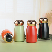 迷你保温杯女316不锈钢口袋杯200ml轻巧便携显温小巧水杯学生杯子