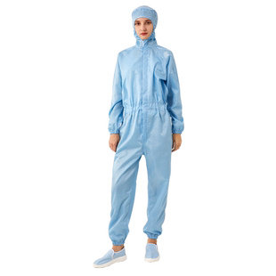 希洁贝尔防静电服防尘防护工作服网格中间拉链洁净服无尘车间工服