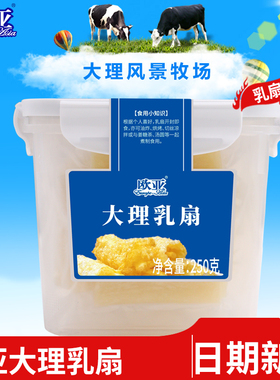 欧亚大理乳扇250g小吃特色美食奶皮子奶制品独立包装云南特产