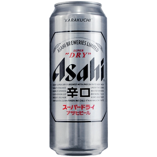 现货Asahi朝日啤酒超爽生啤国产500ml12/24罐330ml进口朝日全开盖