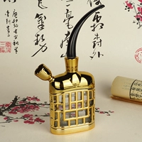 Золото JY-M60 (горшок с тремя использованием толстых сигарет и сигарет можно принести с кожаной трубкой)