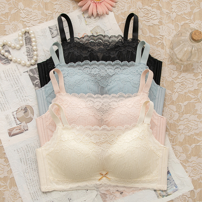 防走光乳胶抹胸内衣女薄款蕾丝舒适无痕无钢圈文胸聚拢美背裹胸罩