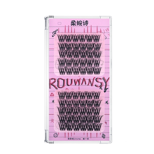 柔婉诗新款 有点欧朵毛芭比D翘欧美款眼尾浓密泰式漫画单簇假睫毛