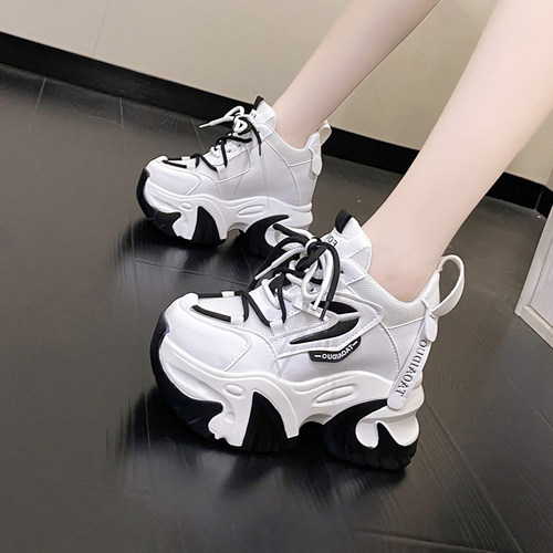 韩版内增高老爹鞋女11cm