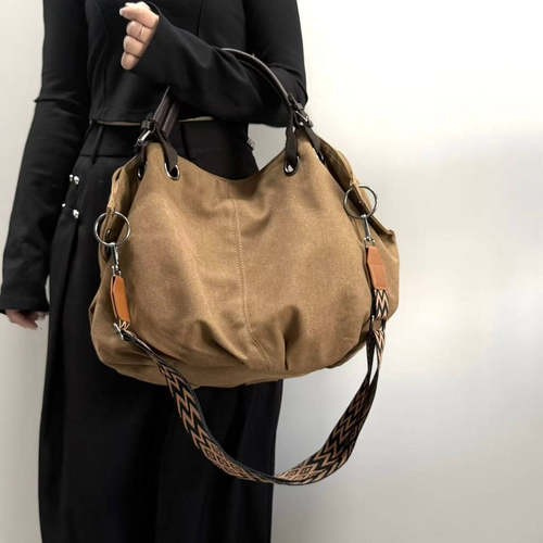 美式工装复古慵懒斜挎包托特包