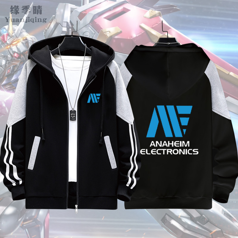 机动战士青春活力开衫连帽