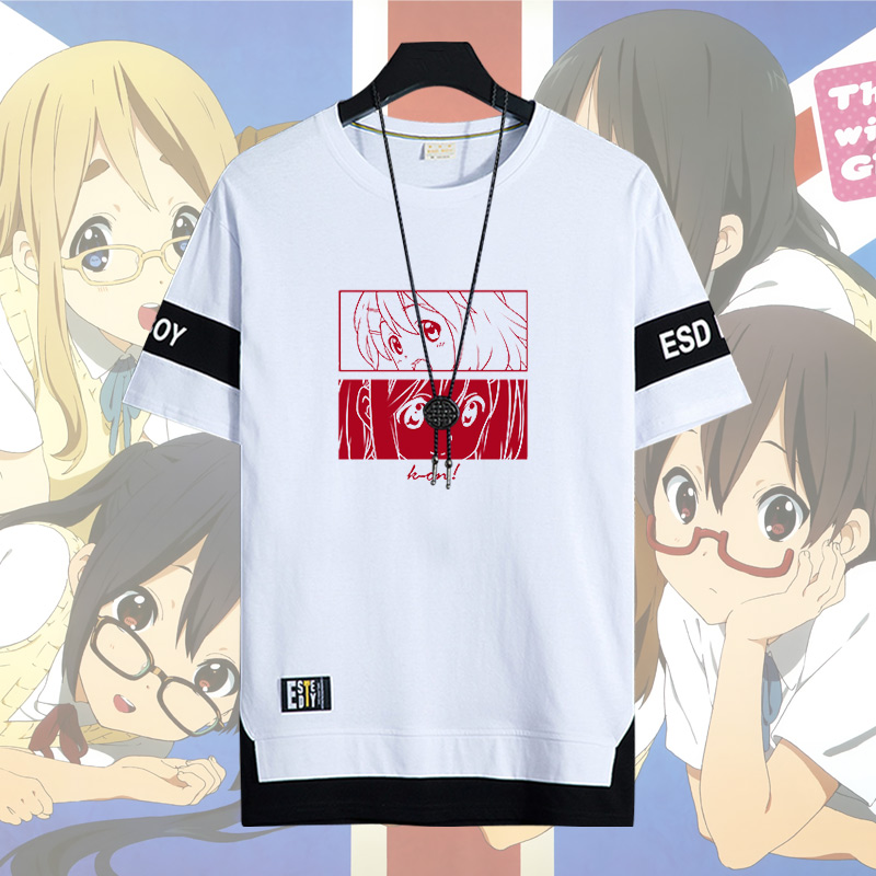 k-on轻音少女蓝平泽唯短袖