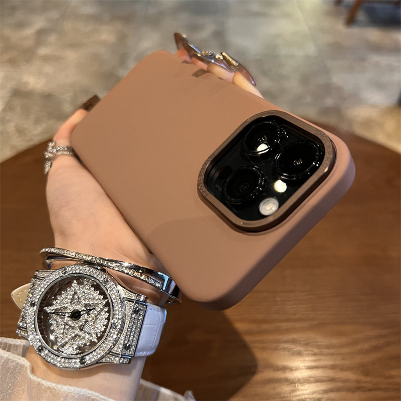 液态硅胶咖啡色金属镜头苹果15手机壳苹果14新款iphone15promax高级感苹果13套12防摔ProMax潮Pro女男PM适用怎么看?