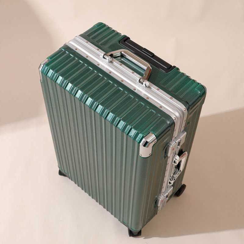 2022新款旅游拉箱女生行李箱ins小众可爱日系少女拉杆箱铝框24寸