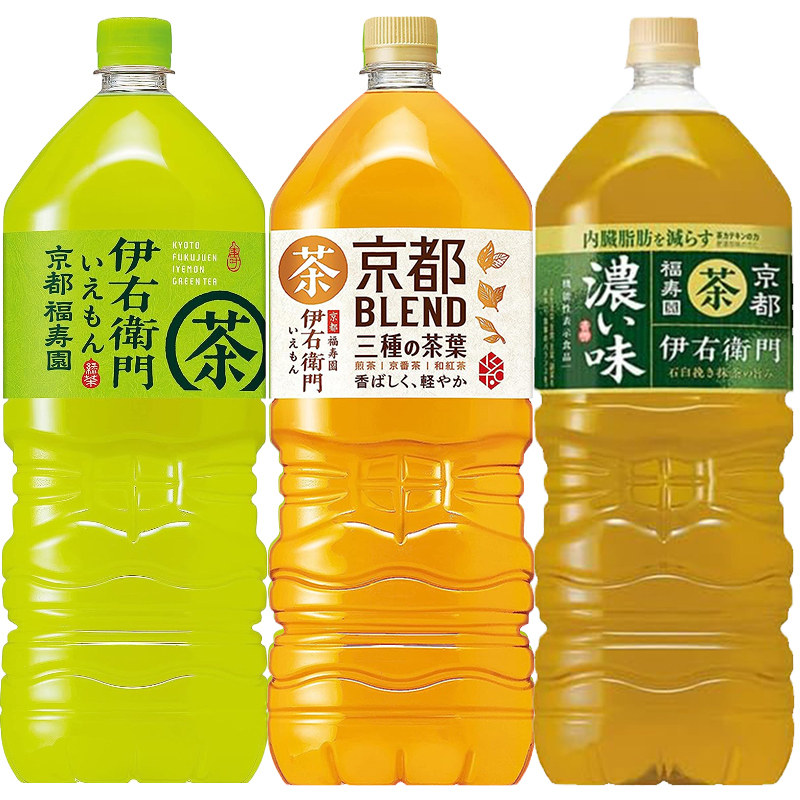 日本进口Suntory三得利伊右卫门玉露绿茶混合茶麦茶2L家庭大瓶装,咖啡/麦片/冲饮,纯茶饮料,淘宝优惠券,粉丝福利购,淘宝优惠卷
