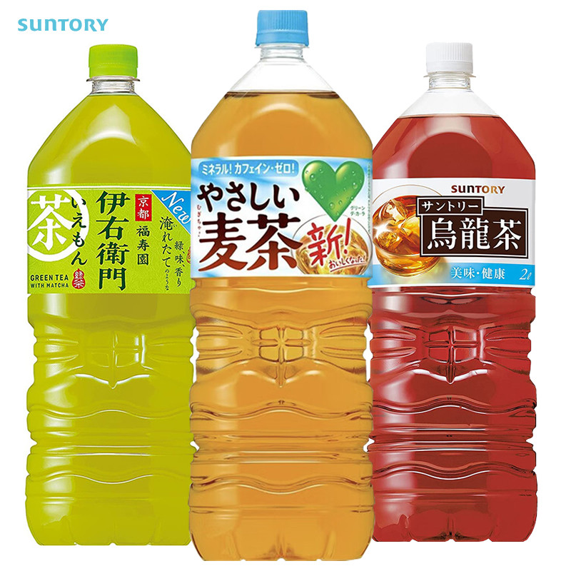 日本进口Suntory三得利 大麦茶乌龙茶饮料伊右卫门绿茶2L大瓶家庭,咖啡/麦片/冲饮,调味茶饮料,淘宝优惠券,粉丝福利购,淘宝优惠卷