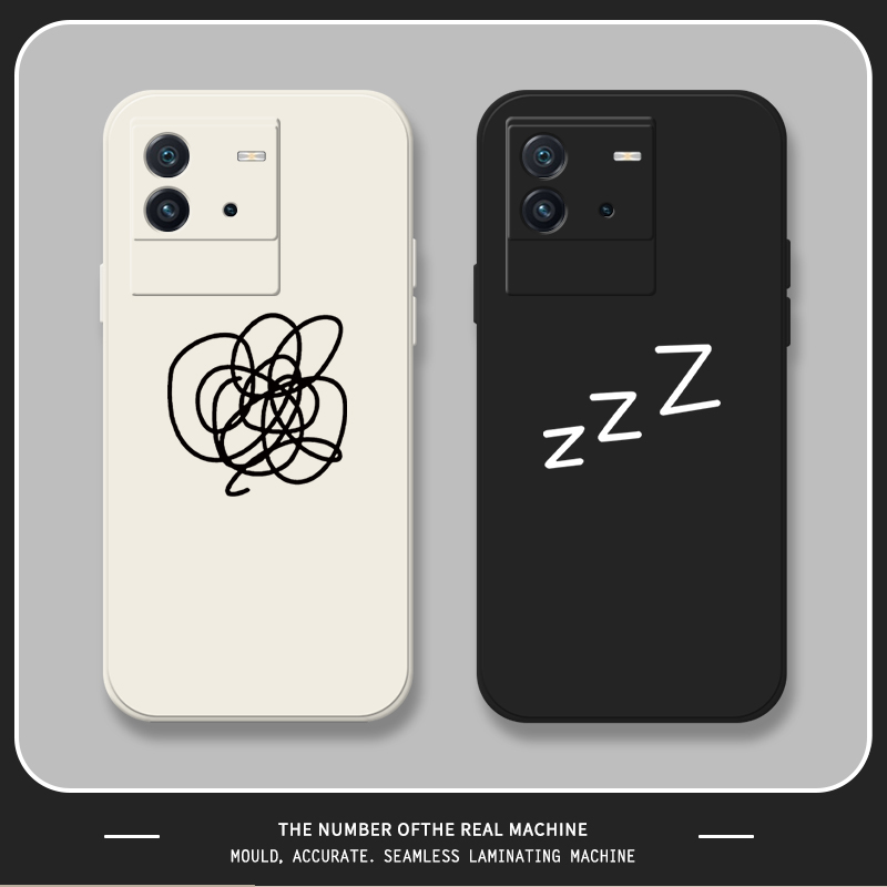 乱线适用iqooneo6手机壳neo5硅胶vivoiqooneo5s简约小众5se情侣3全包防摔6se爱酷活力版neo855套不会撞壳趣味