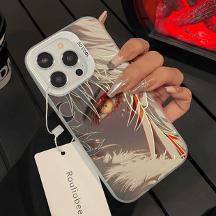 杀生丸手机壳小米17犬夜叉14适用红米k60至尊版全包note13周边k40s防摔civi4pro日系k60动漫犬夜叉12spro套13