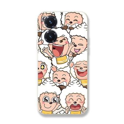开心懒羊羊适用vivoy78+手机壳y70t灰太狼y70s卡通y77套y76s防摔y73s硅胶y52sy51s情侣y55s女y50可爱y53sy52s