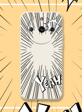 漫画线条真我11手机壳realme真我q3pro简约高级10pro日系v30潮流v25硅胶防摔realmeX2新款x7pro至尊版狂欢q2t