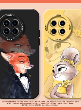 尼克朱迪适用一加ace5手机壳1加ace3保护套ace2pro情侣1+12卡通11防摔10pro硅胶ace动漫oneplus9全包9rt可爱