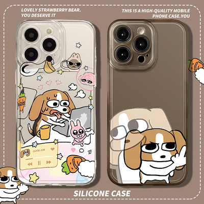 罗厘普适用opporeno12手机壳11高级10pro+卡通findx8可爱x7pro套k12k11x情侣a3proa97真我gtneo6gt6gt5gt2pro