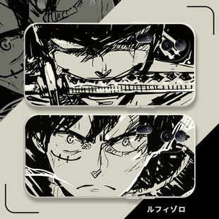 海贼王手机壳适用opporeno12日漫路飞findx7动漫漫画x6二次元k12套k11索隆r17男k10x女a72防摔10pro十a2pro潮